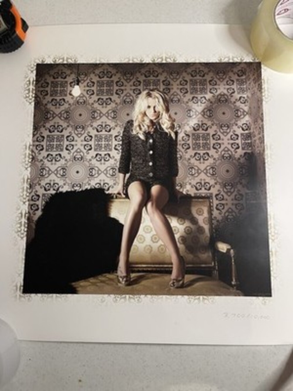 Britney Spears Femme Fatale Limited Edition Lithograph Print number 3,000/10,000